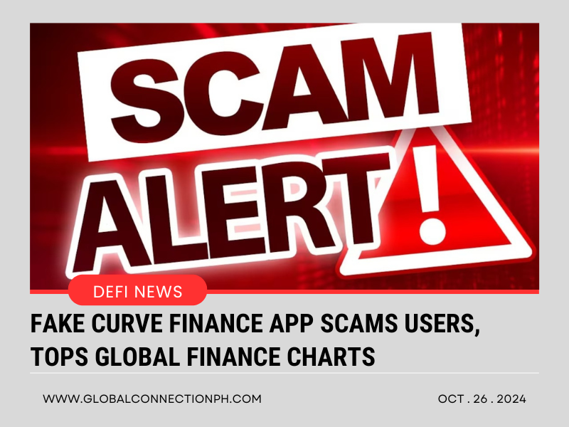 Fake Curve Finance app scams users, tops global finance charts