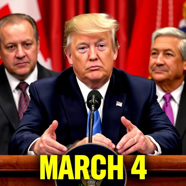 Trump: New US tariffs against Canada, Mexico and China take effect on March 4