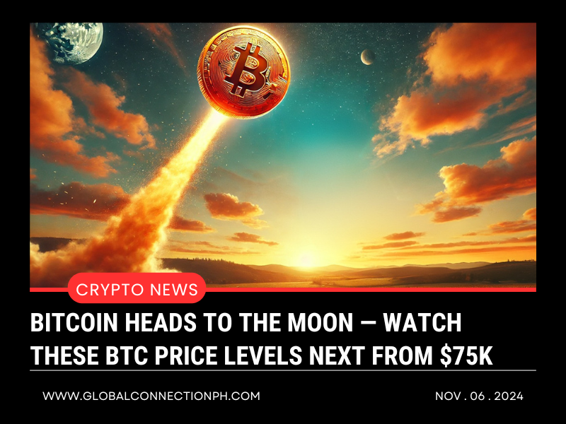 Bitcoin heads to the moon — Watch these BTC price levels next from $75K