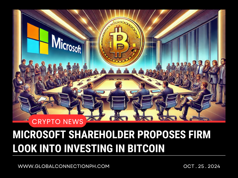 Microsoft shareholder proposes firm look into investing in Bitcoin